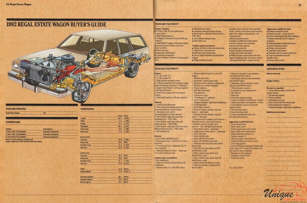 1982 Buick Prestige Full-Line All Models Brochure Page 6